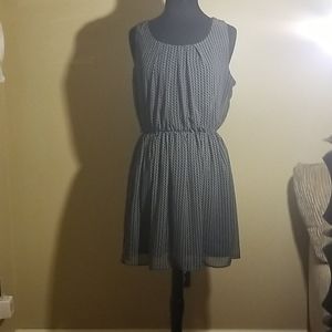 Black and white dress